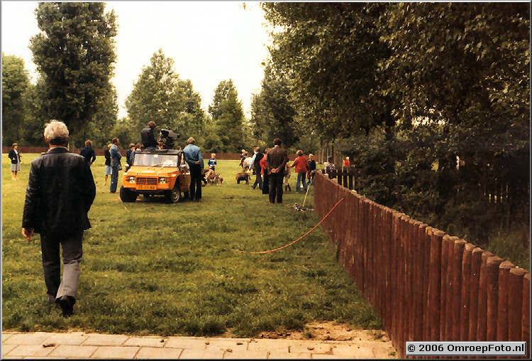 Foto 10-198. Dan nog een shot van de kinderboerderij met Ruud en Adse