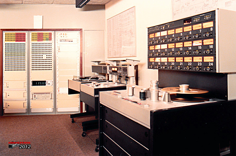 Op deze OmroepFoto : De GeluidsRegistratieKamer van Studio - 6 na de renovatie in de jaren '80