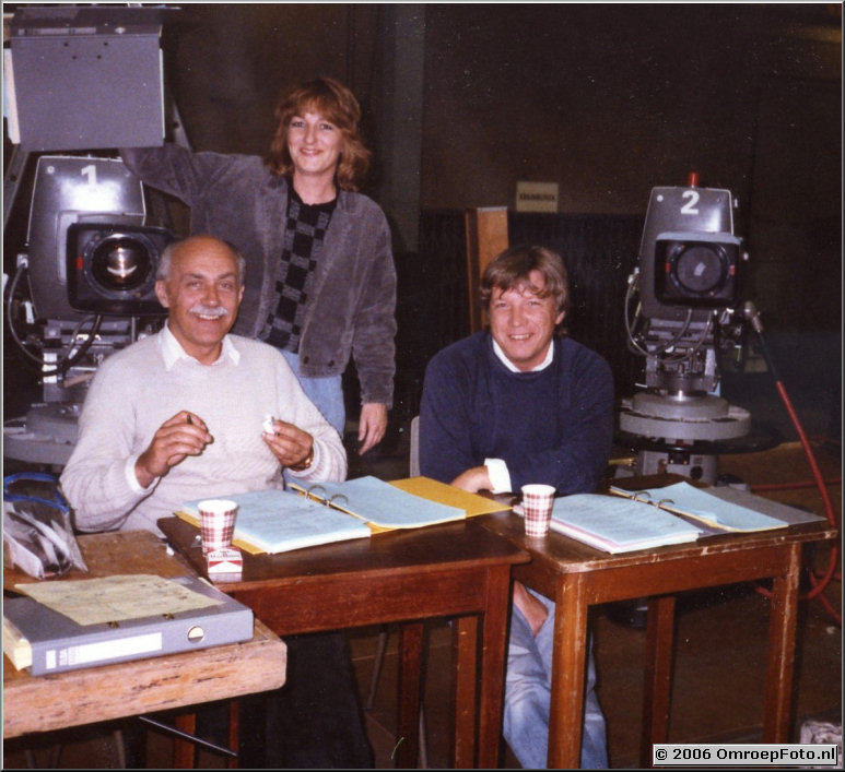 Foto 39-780. Opname 'Dagboek Anne Frank' met regisseur Hank Onrust en script-girl Marjolein Mulder