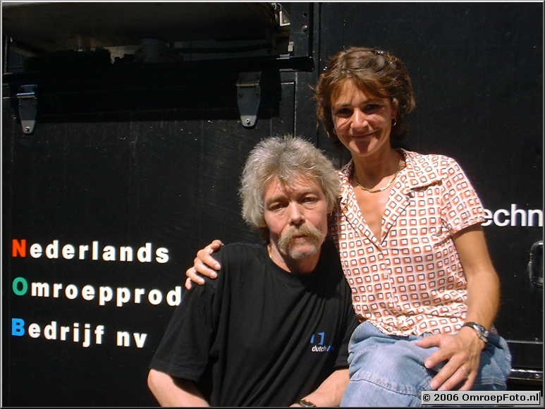 Foto 45-887. Een sterk lichtteam : Henk en Martine