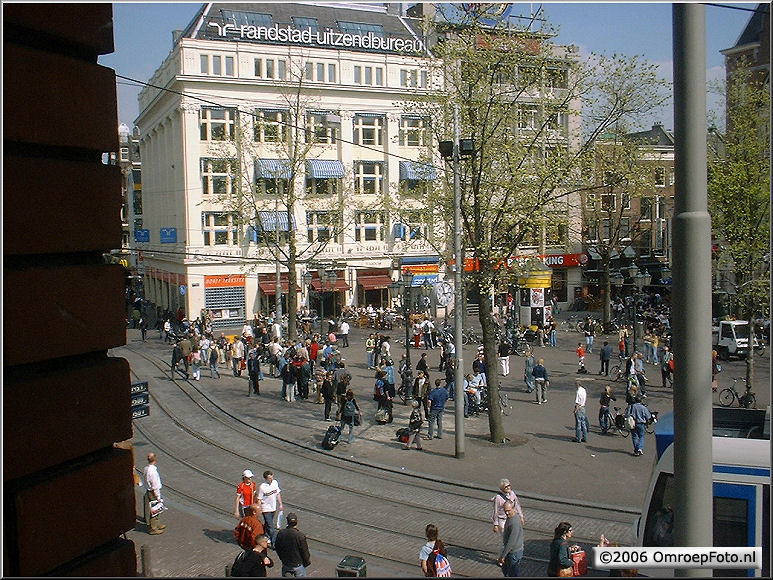 Doos 70 Foto 1400. Uitzicht op het Leidse Plein. StadsSchouwBurg Amsterdam