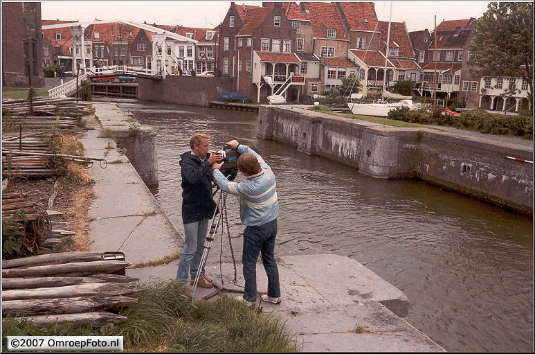 Doos 96 Foto 1911. 1986 Rond het IJselmeer met Marco Bakker. Enkhuizen